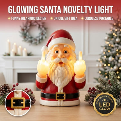 dht™⭐Middle Finger Santa Wall Lights