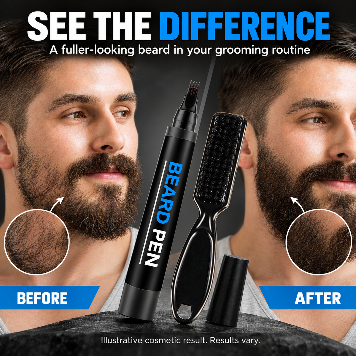 Beard Pencil Filler Kit