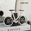 Creative Bicycle Automatic Page Turning Clock