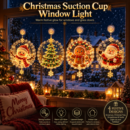 ⭐ Christmas Suction Cup Window Light