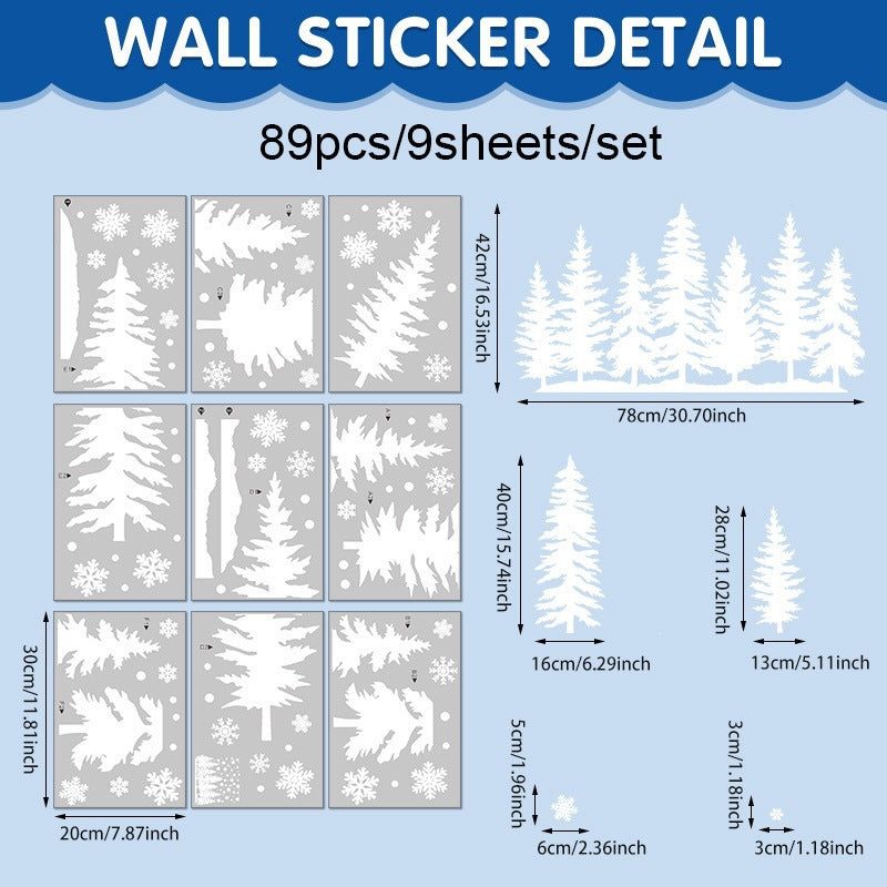 ⏳LAST DAY SALE ONLY $29.9!🎁🎄 Christmas Village Window Sticker Set