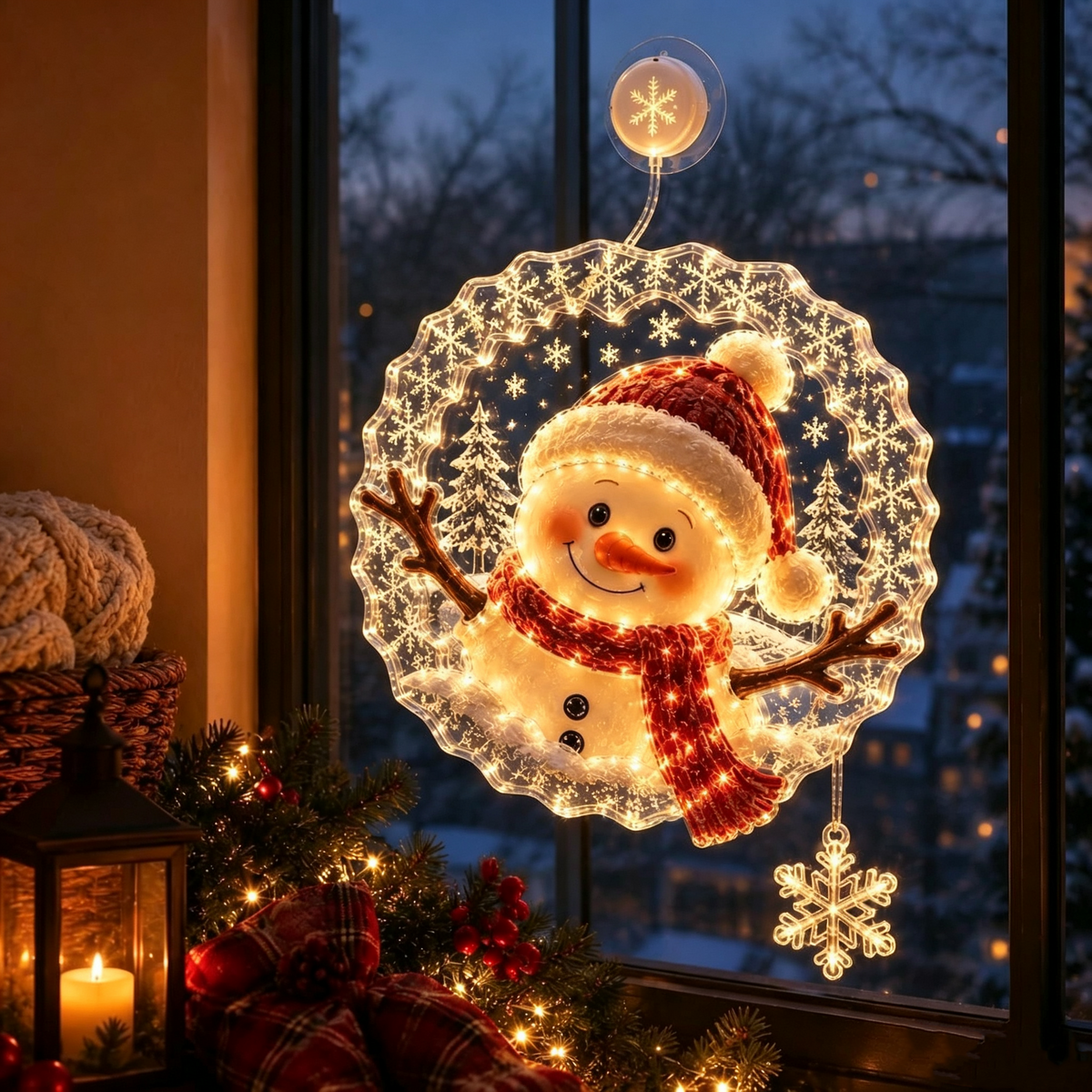 ⭐ Christmas Suction Cup Window Light