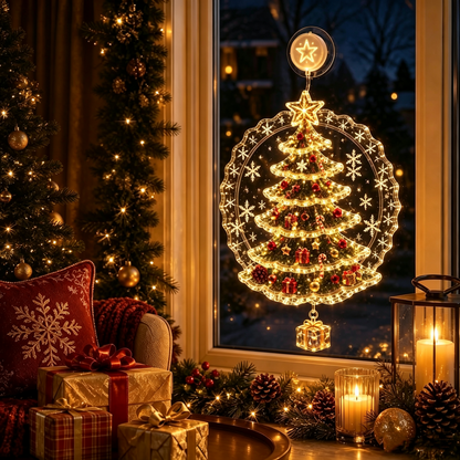 ⭐ Christmas Suction Cup Window Light