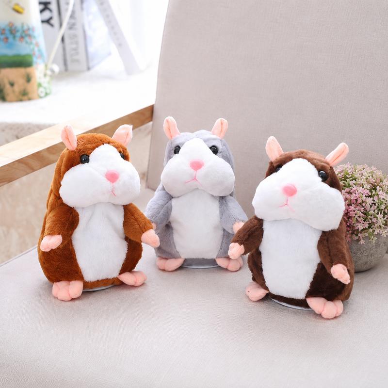 🐹 Last Day Special Price！✨Talking Hamster Plush – repeats whatever you say, auto head-shaking, hilarious fun for kids & adults.🎁