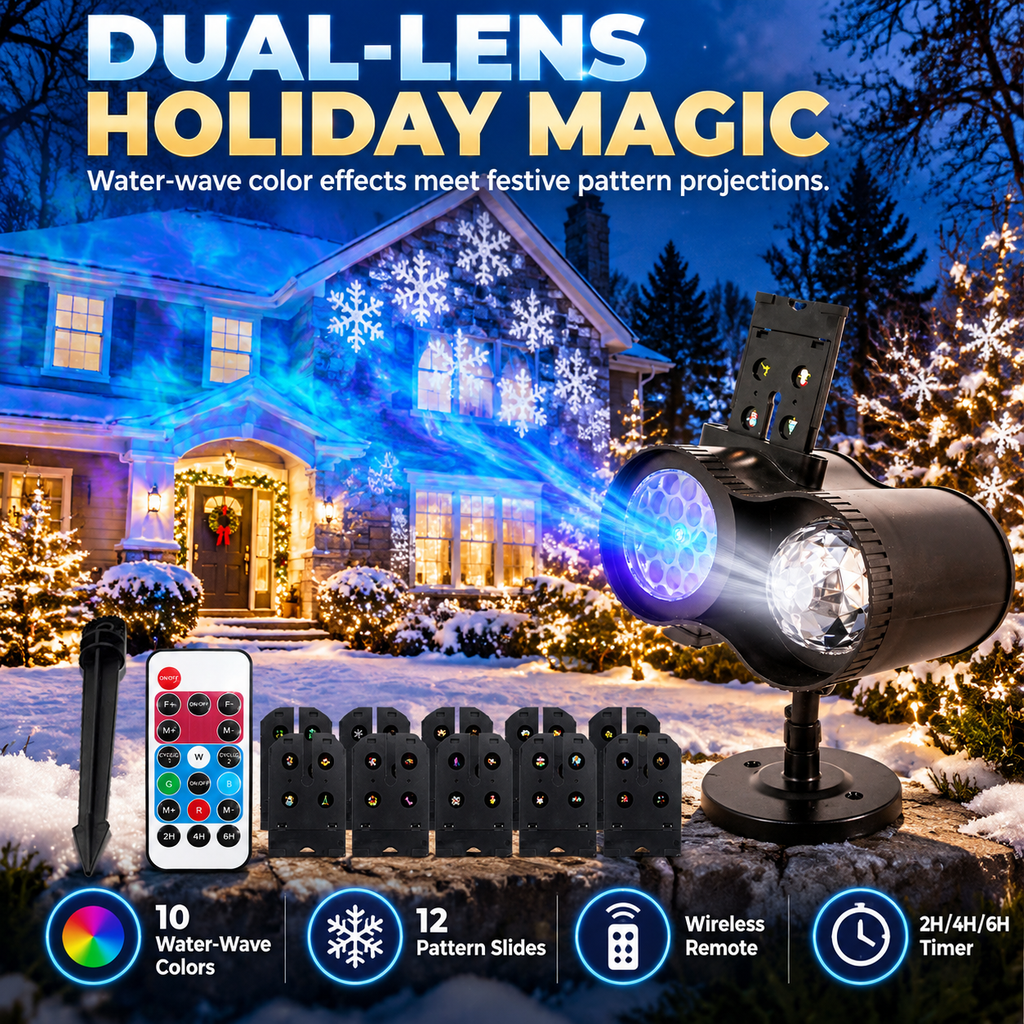 MerryDisplay Christmas Projector