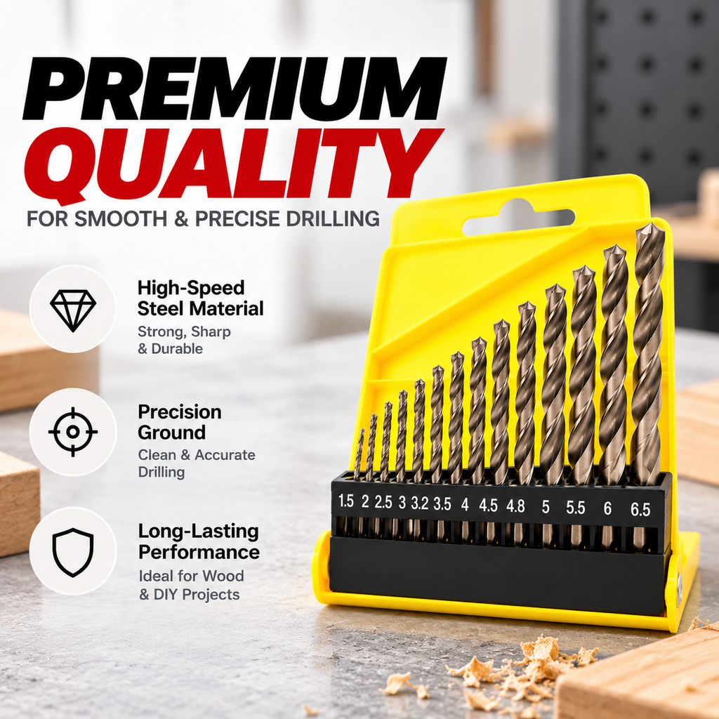 Round Shank Twist Drill Bit