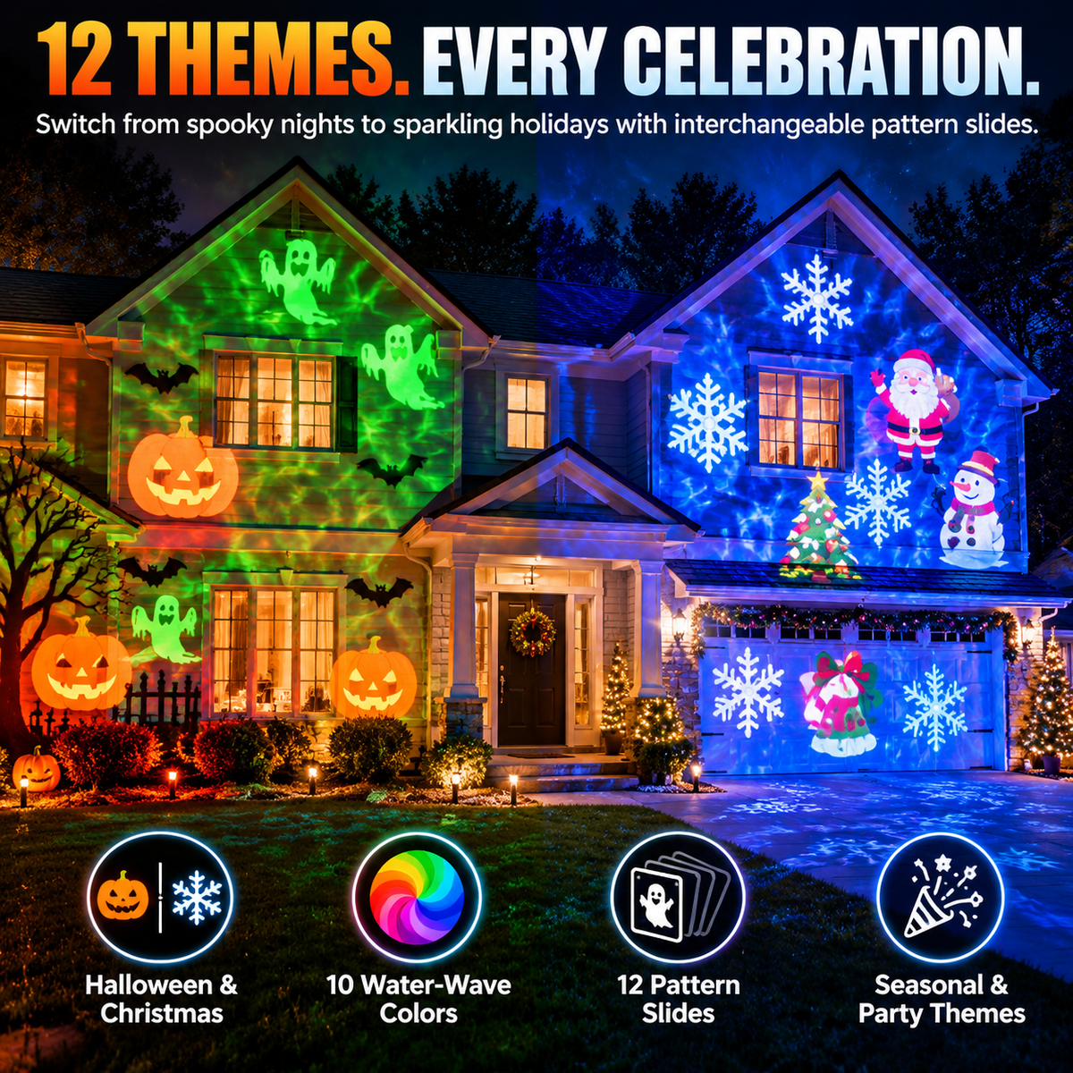 MerryDisplay Christmas Projector