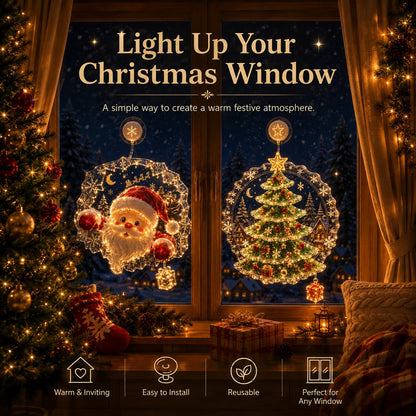 ⭐ Christmas Suction Cup Window Light