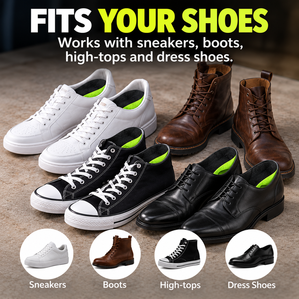 Height-Boost Comfort Insoles