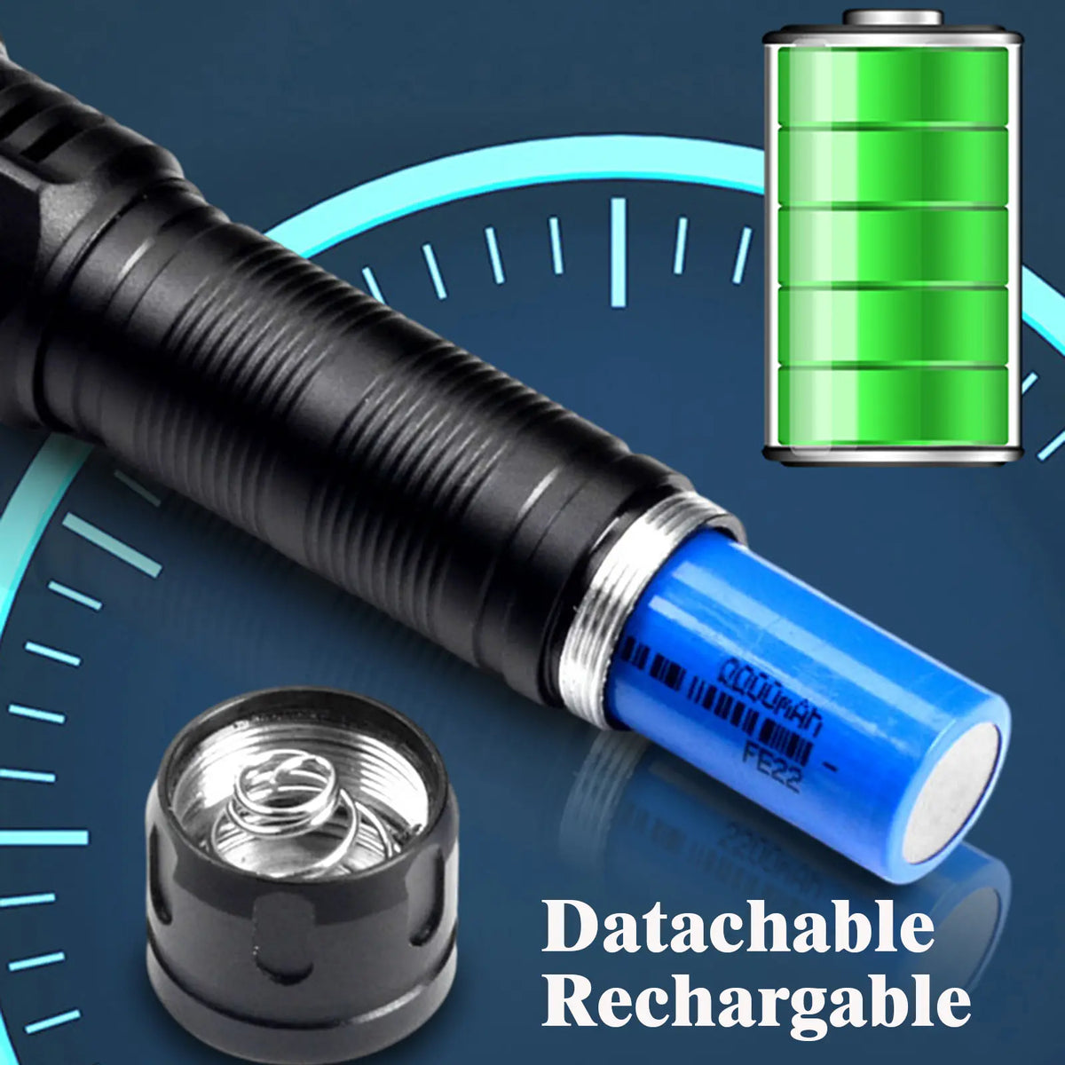 🌟🔦 2000 Lumens Rechargeable Blood Tracking Light 🔦 For Night Hunting