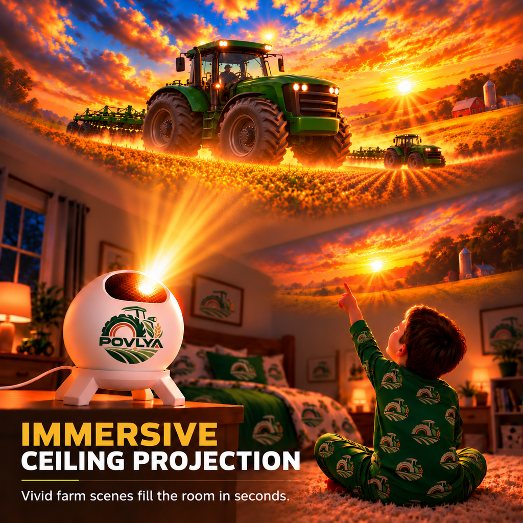 🚜 Tractor Dream Projector ✨ Bring the Farm Adventure Home