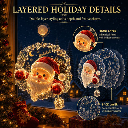 ⭐ Christmas Suction Cup Window Light