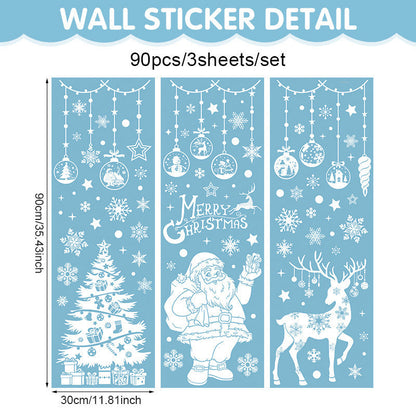 ⏳LAST DAY SALE ONLY $29.9!🎁🎄 Christmas Village Window Sticker Set