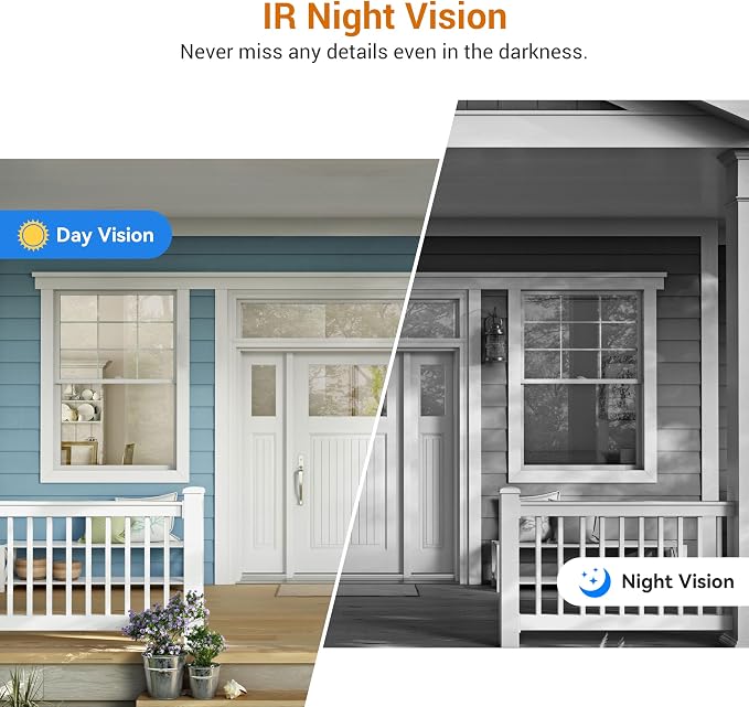 1080P Wireless Video Doorbell Camera, AI Human Detection