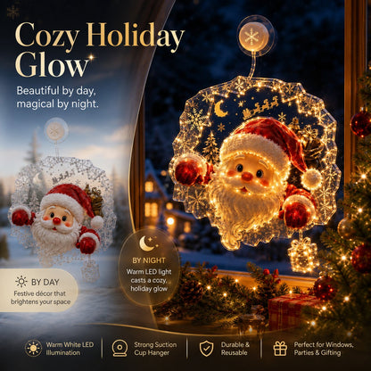 ⭐ Christmas Suction Cup Window Light