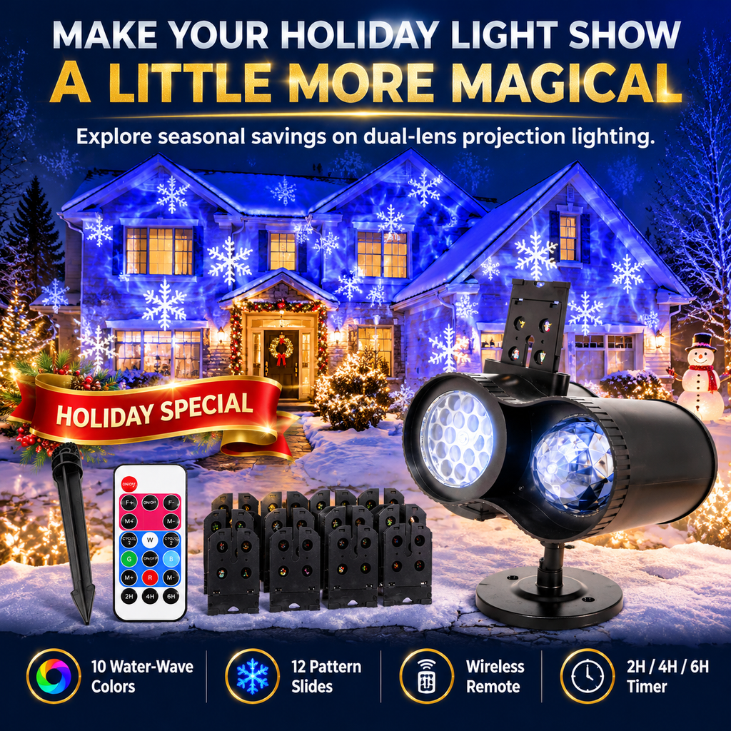 MerryDisplay Christmas Projector