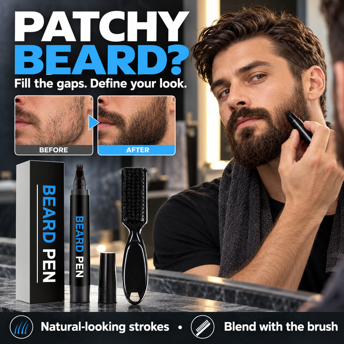 Beard Pencil Filler Kit