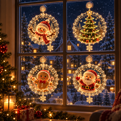⭐ Christmas Suction Cup Window Light