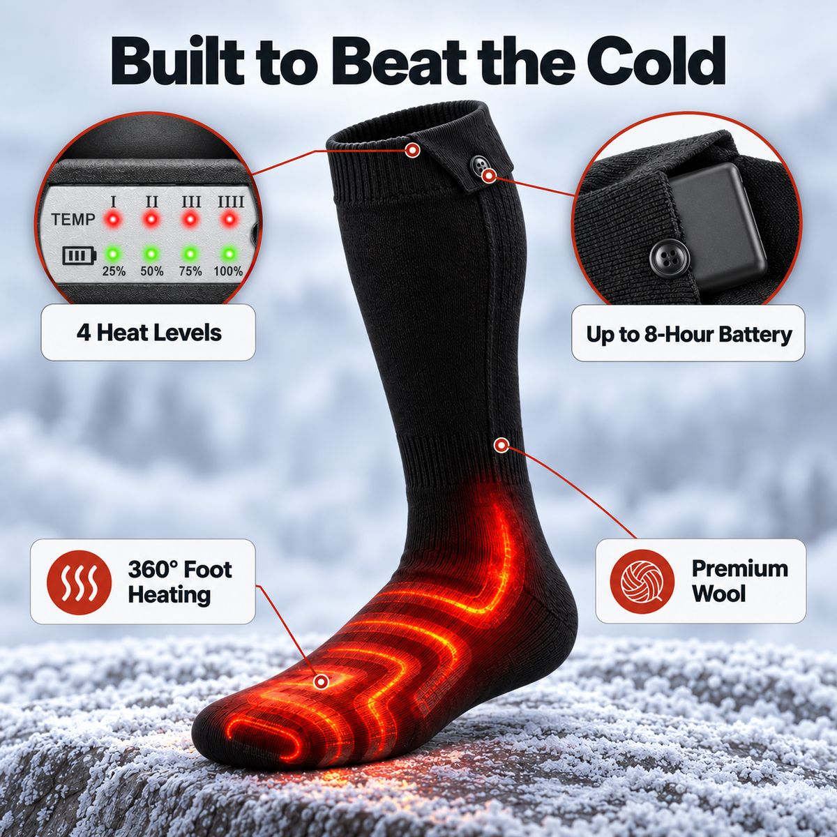 EmberStep Heated Socks