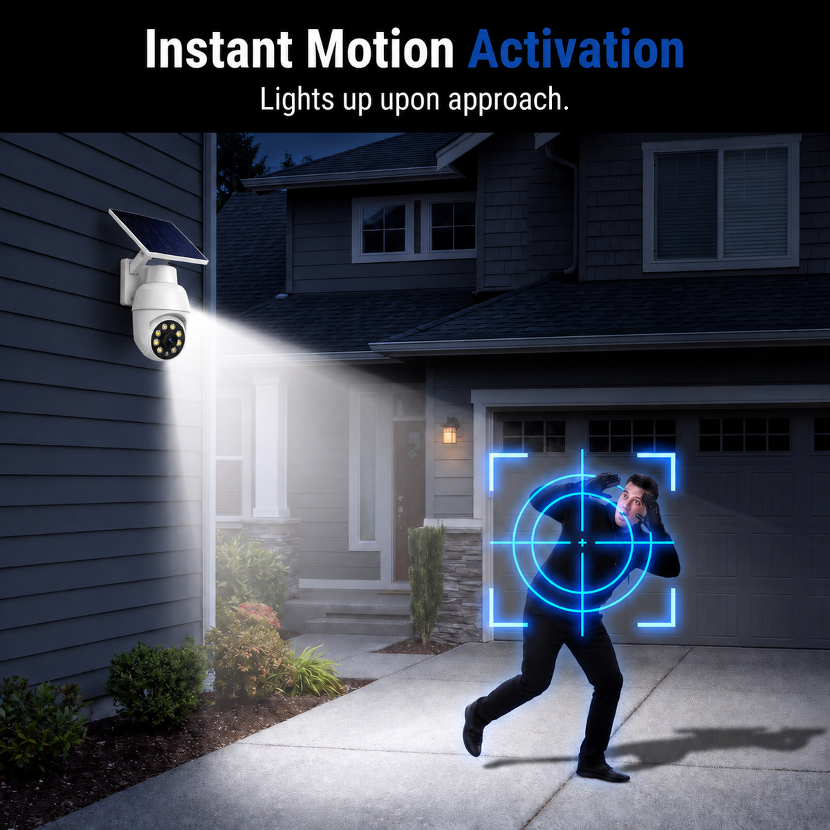 ⏰Final 6 Hours Sale 🔥🔥 - Solar-Powered Simulated Surveillance Camera Street Light