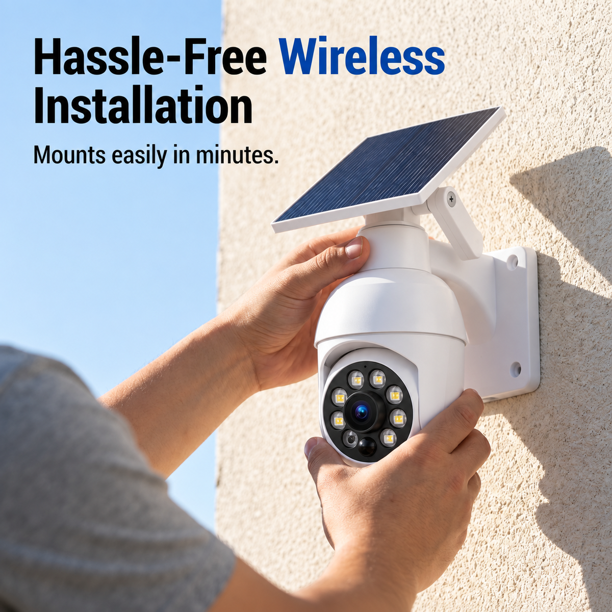 ⏰Final 6 Hours Sale 🔥🔥 - Solar-Powered Simulated Surveillance Camera Street Light