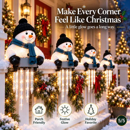 ⛄ WinterGlow Snowman Icicle Light Decor