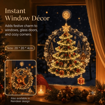 ⭐ Christmas Suction Cup Window Light