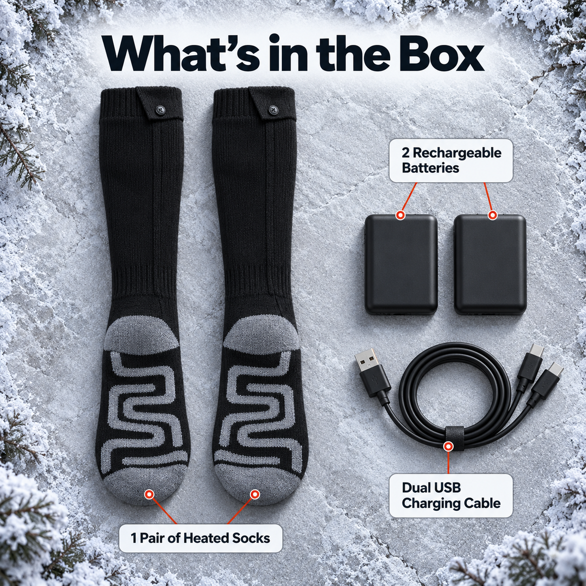 EmberStep Heated Socks