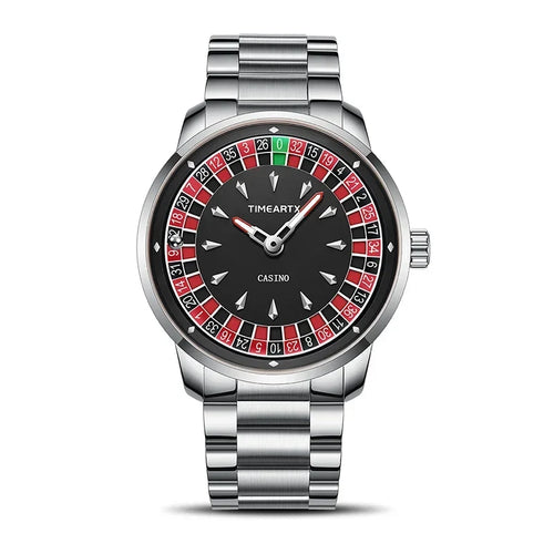 TIMEARTX Watch New European Roulette Poker Game
