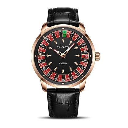 TIMEARTX Watch New European Roulette Poker Game