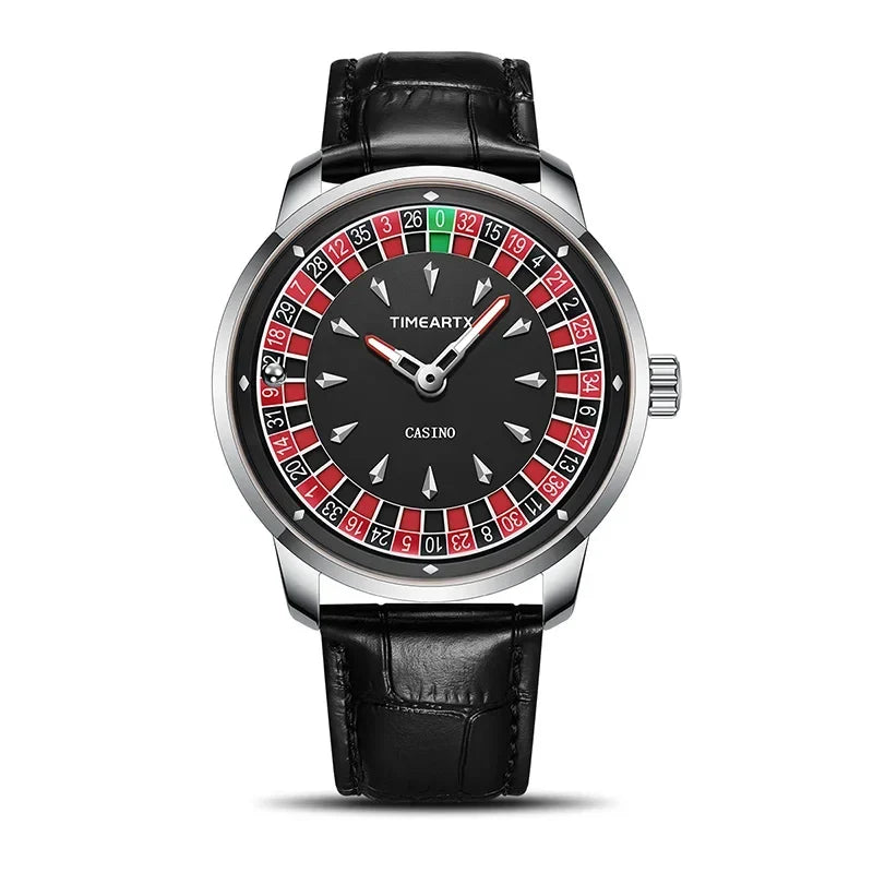 TIMEARTX Watch New European Roulette Poker Game