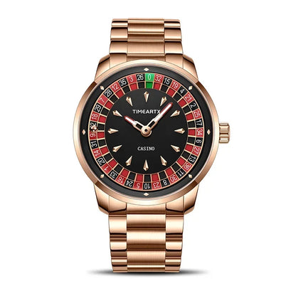 TIMEARTX Watch New European Roulette Poker Game