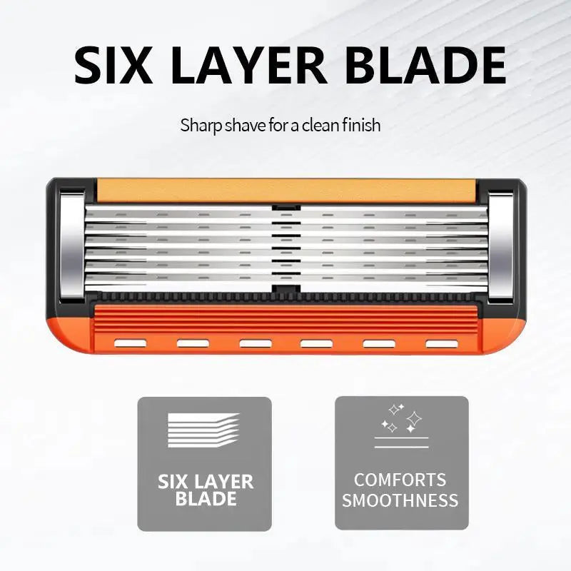 💥Men's Unscented Precision Razor Blade Replacement Handheld Kit🪒