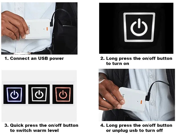 🔥Two-touch LED Controller Heated Vest For Men & Women