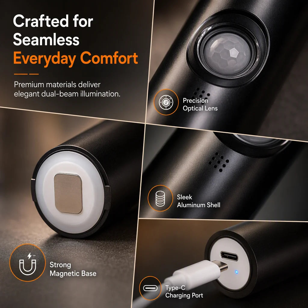 ✨ Magnetic Smart Motion Sensor with RGB Lighting