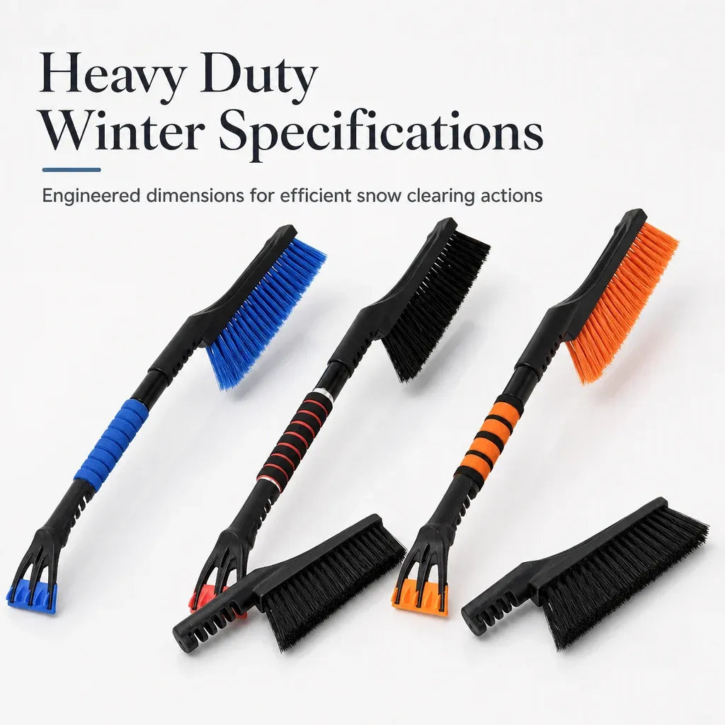 Extendable Car Snow Shovel with Snow Brush & Scraper