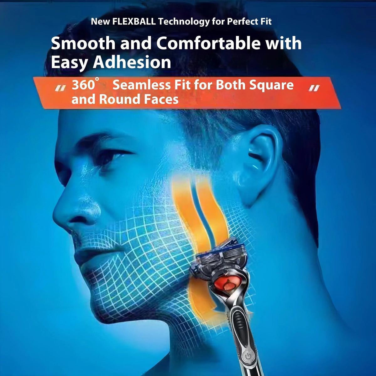 💥Men's Unscented Precision Razor Blade Replacement Handheld Kit🪒