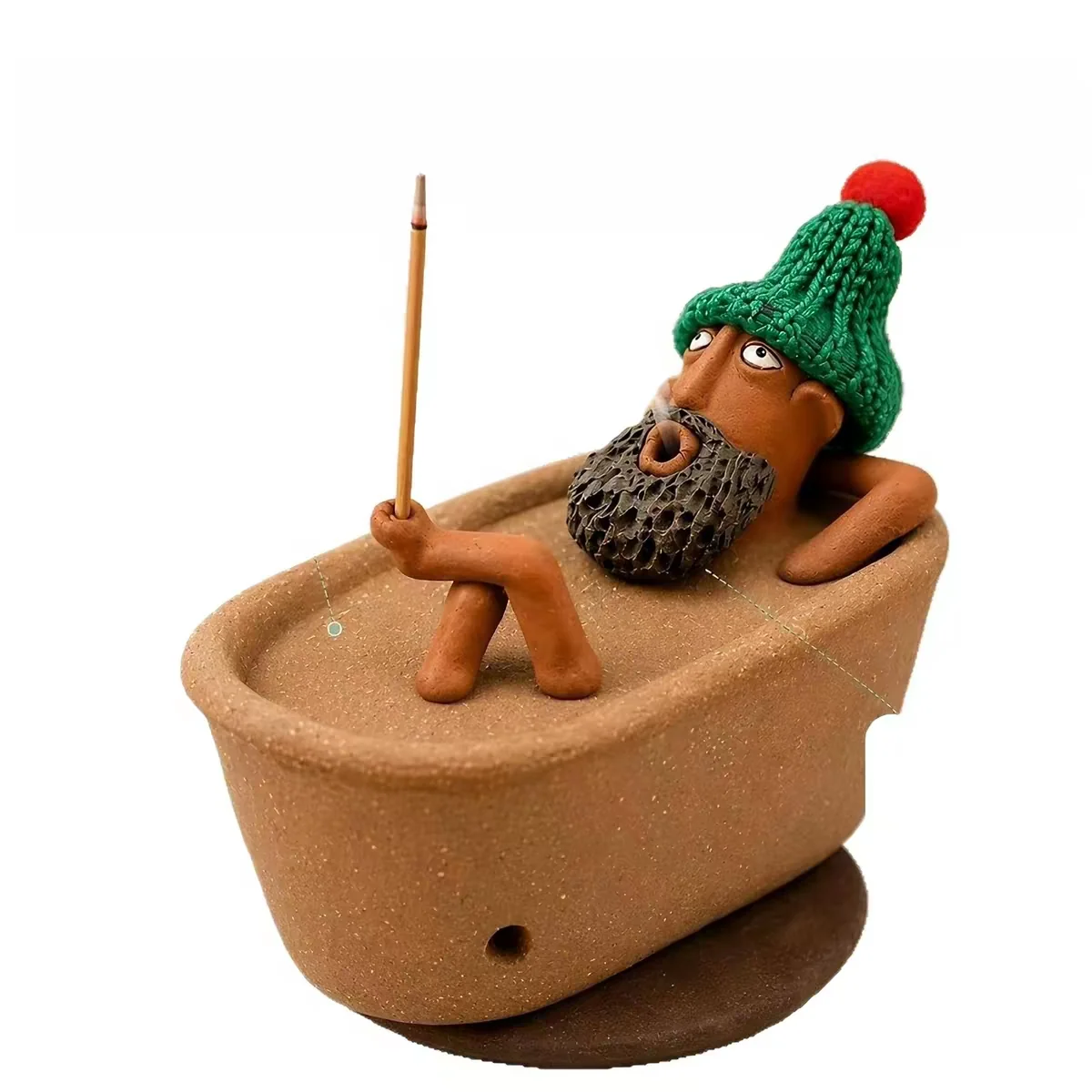 ⚡Handmade Bathtub Incense Burner – Cone Incense Holder for Relaxing Aromatherapy