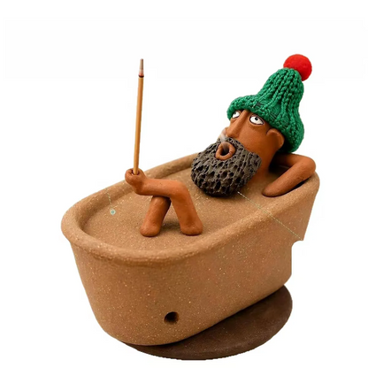 ⚡Handmade Bathtub Incense Burner – Cone Incense Holder for Relaxing Aromatherapy