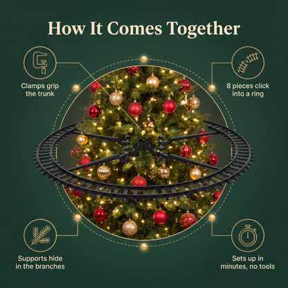 Pine Express  Christmas Tree Train Set