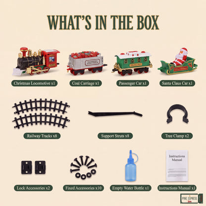 Pine Express  Christmas Tree Train Set
