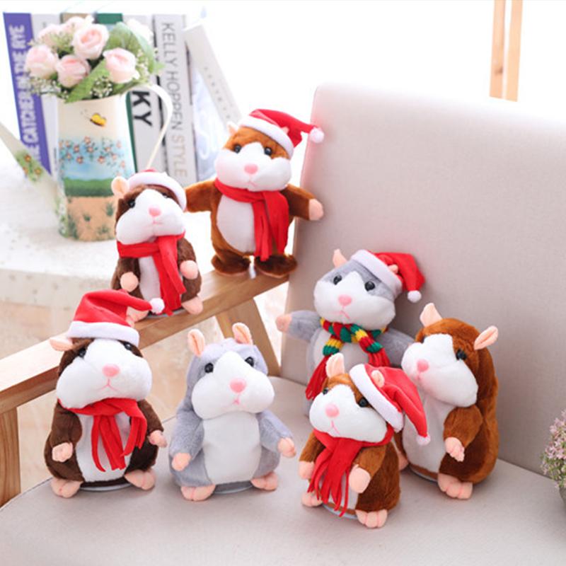 🐹 Last Day Special Price！✨Talking Hamster Plush – repeats whatever you say, auto head-shaking, hilarious fun for kids & adults.🎁