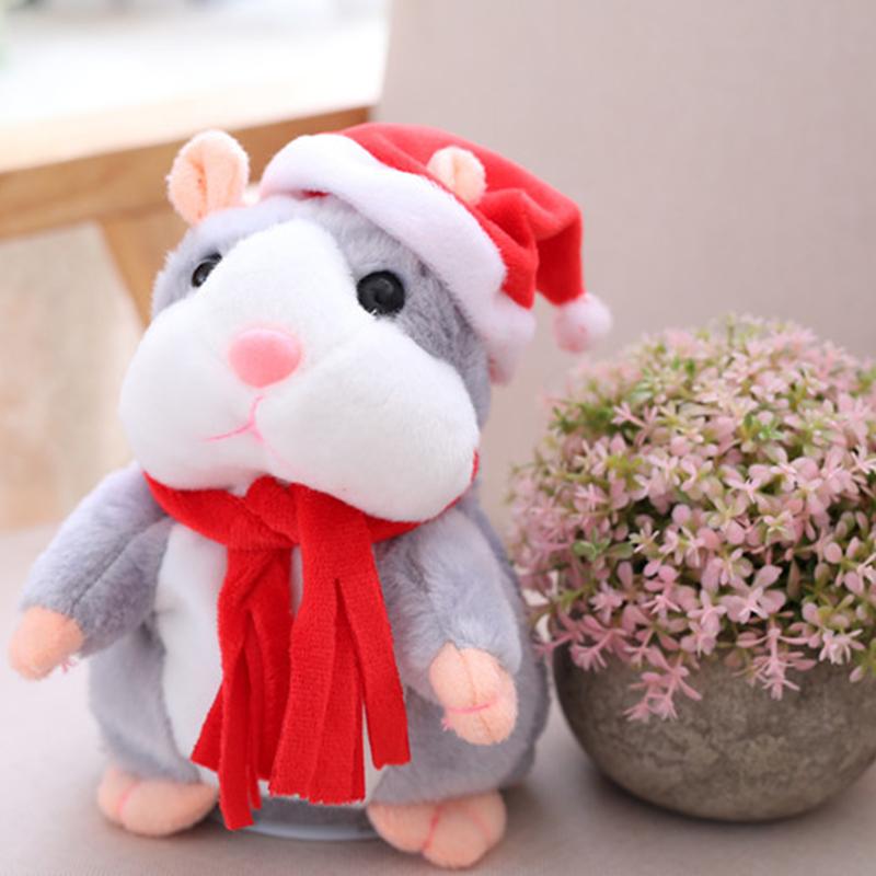 🐹 Last Day Special Price！✨Talking Hamster Plush – repeats whatever you say, auto head-shaking, hilarious fun for kids & adults.🎁