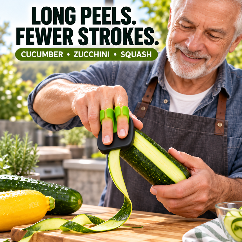 🥕 Two-Finger Fruit and Vegetable Peeler