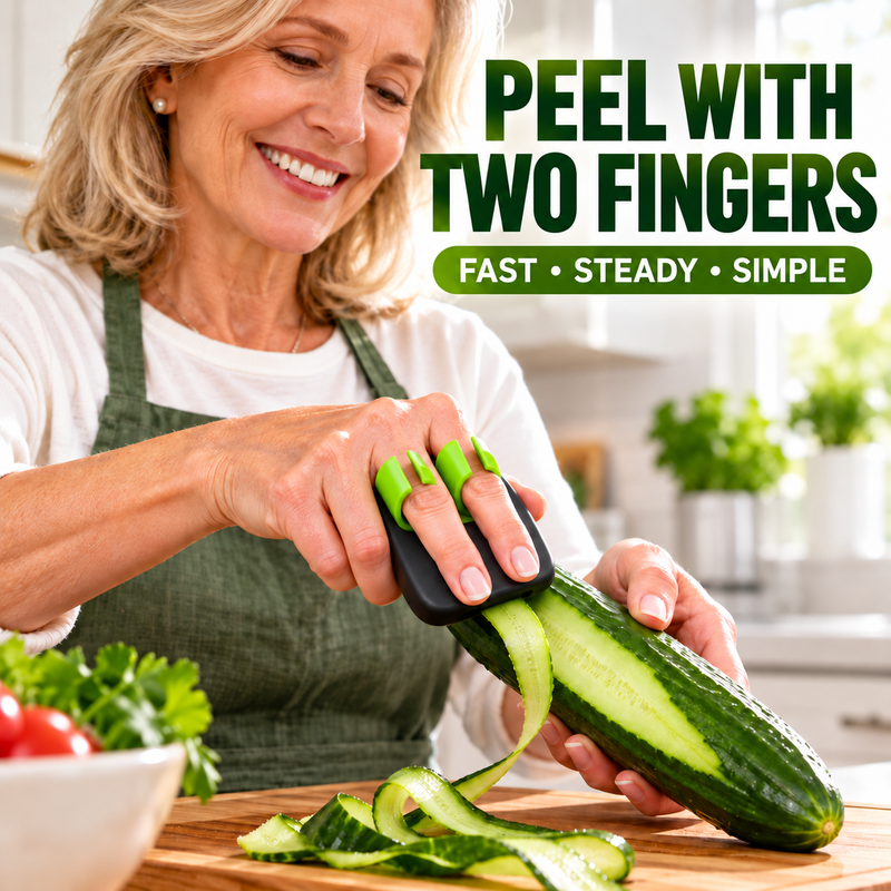 🥕 Two-Finger Fruit and Vegetable Peeler