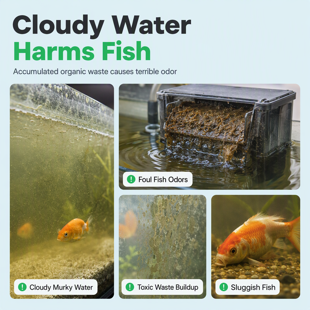 Activated Carbon Filter Cube for Aquarium Water Purification